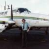 Captain George Aiton with Cascade Airways Beechcraft 99 (N8013R) on the Ramp at LWS (Lewiston, Idaho) Circa 1978
Photo Courtesy George Aiton